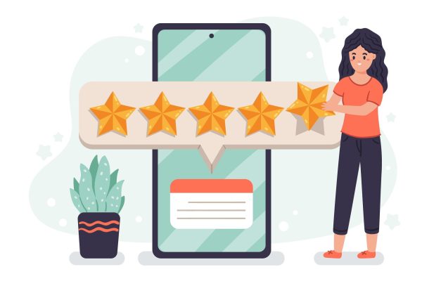 organic-flat-design-feedback-concept_23-2148949461